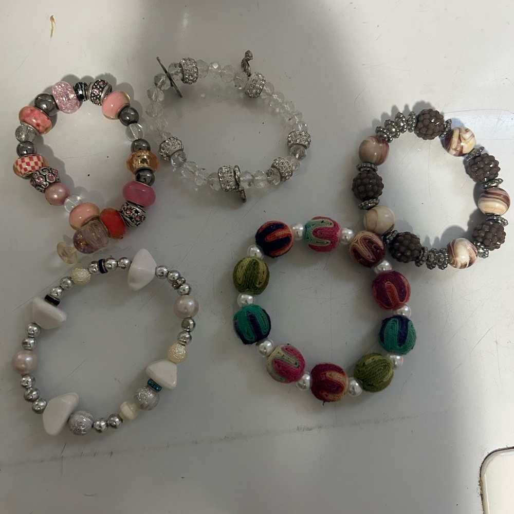 Chic Multicolor Beaded Bracelet Collection